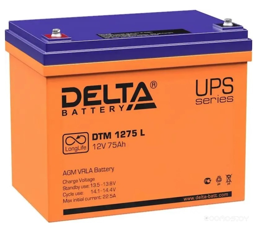 DTM 1275 L (12В/75 А·ч)