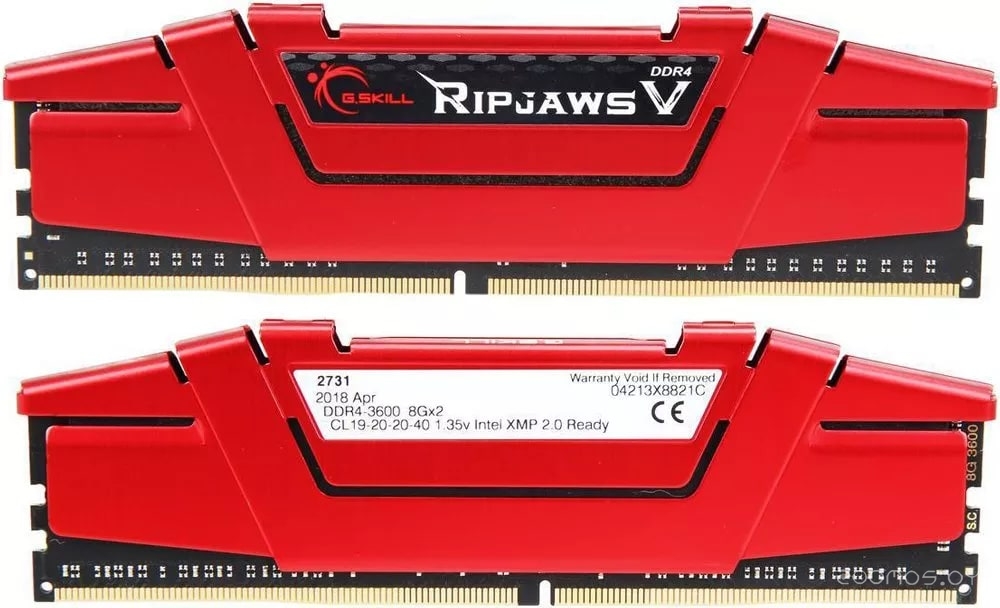Ripjaws V 2x8GB DDR4 PC4-28800 F4-3600C19D-16GVRB