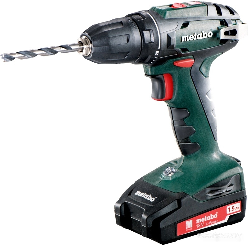 BS 18 602207550 (с 2-мя АКБ 1.5 Ah, кейс)