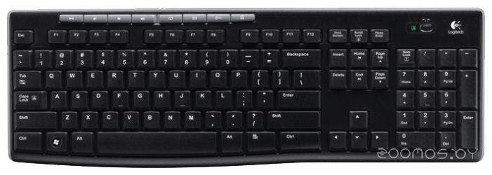 Wireless Combo MK270 Black USB