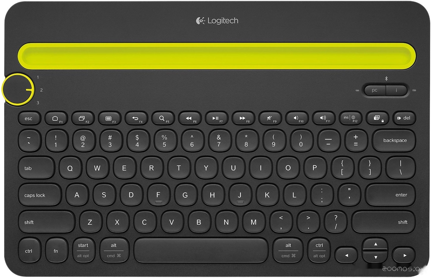 Bluetooth Multi-Device Keyboard K480 (черный)