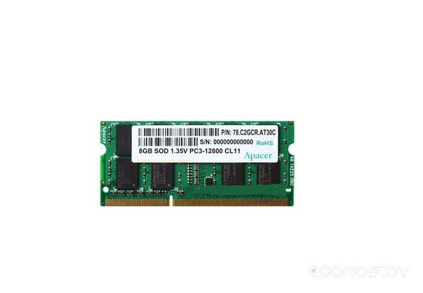 8GB DDR3 SO-DIMM PC3-12800 (AS08GFA60CATBGC)