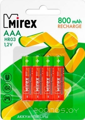 AAA 800mAh 4 шт HR03-08-E4