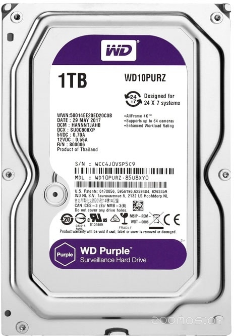 Purple 1TB [WD10PURZ]