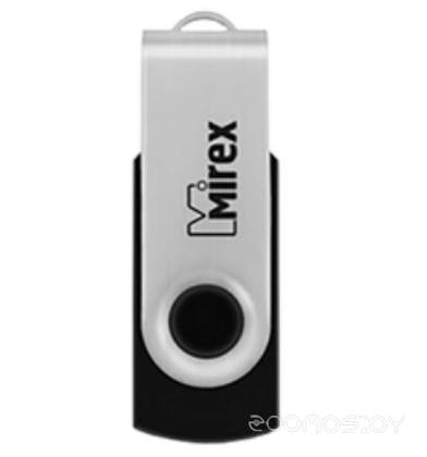 Swivel Rubber 8GB (черный/серебристый)