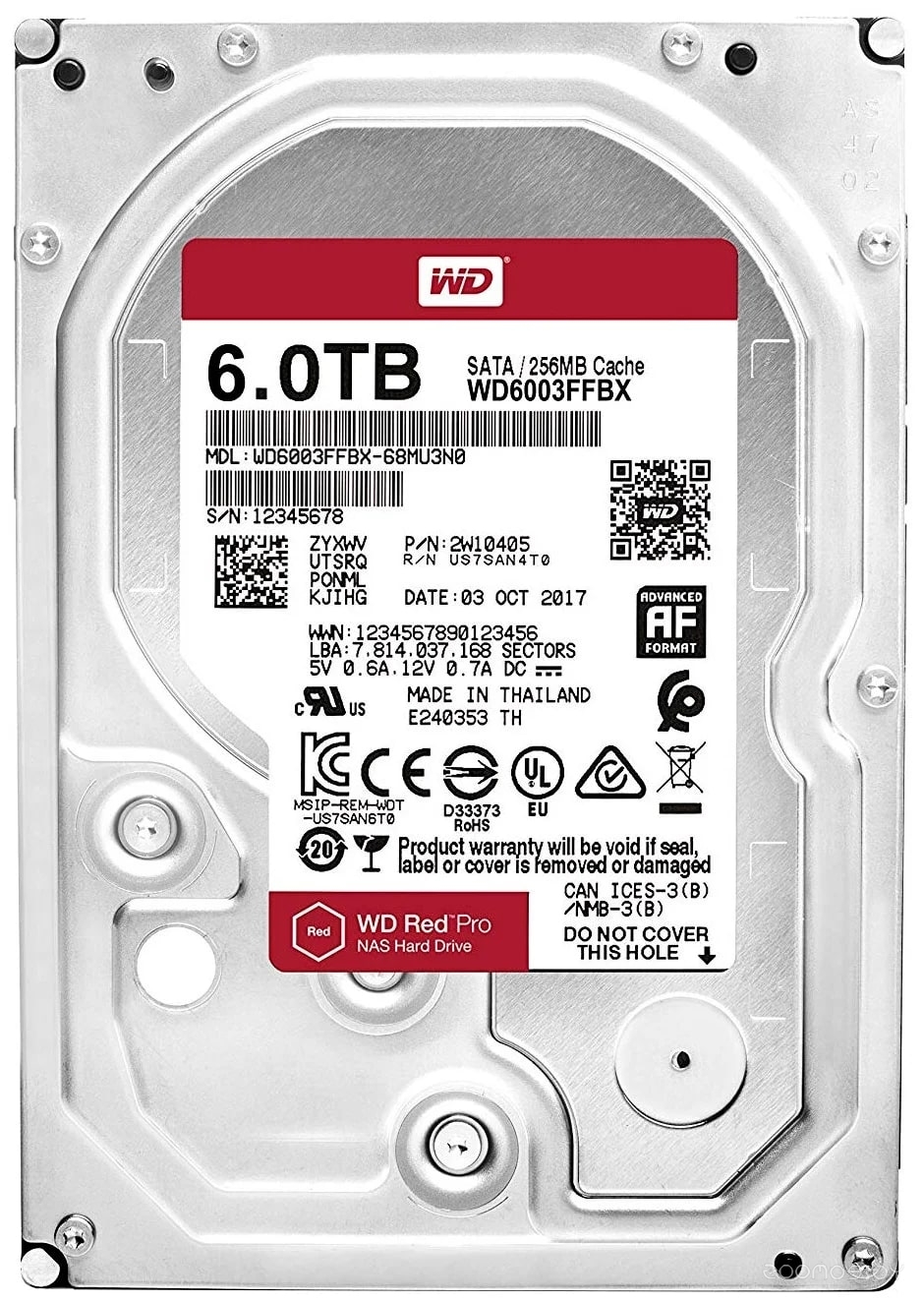 Red Pro 6TB WD6003FFBX