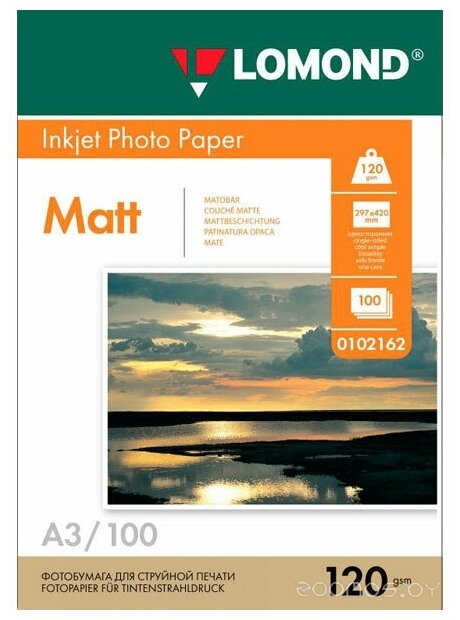 Матовая односторонняя A3 120 г/м2 100 листов [0102162]
