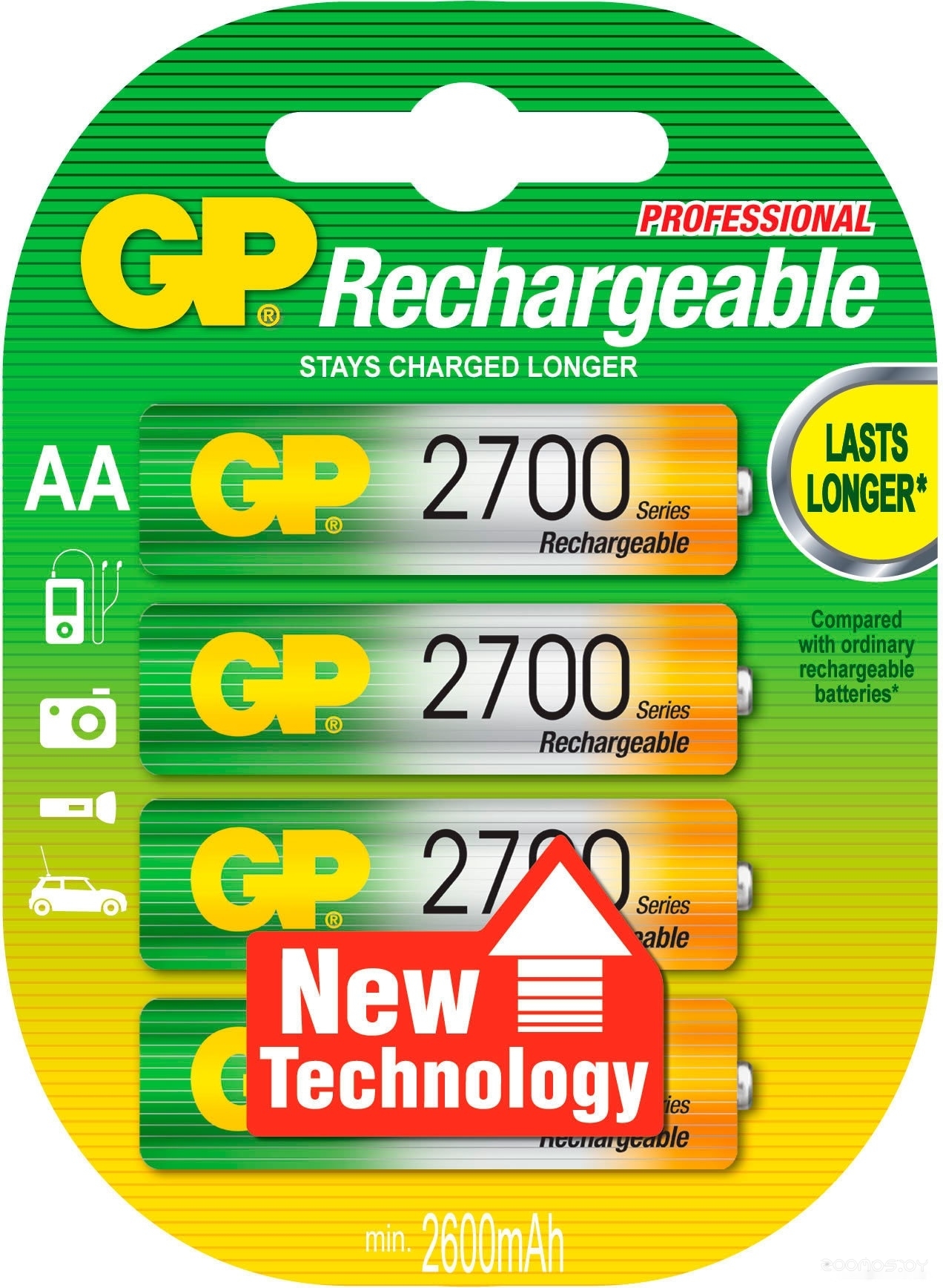 AA 2700mAh 4 шт. (270AAHC)