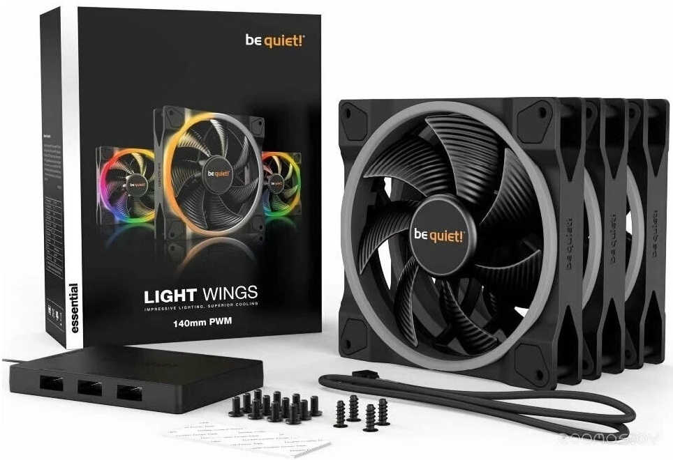 Light Wings 140mm PWM high-speed Triple Pack BL079