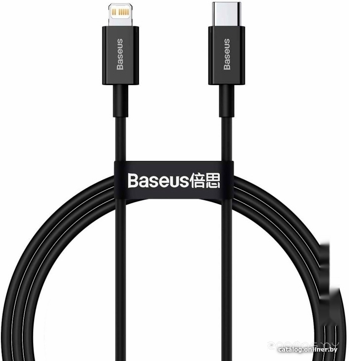 USB Type-C - Lightning CATLYS-A01 (1 м, черный)