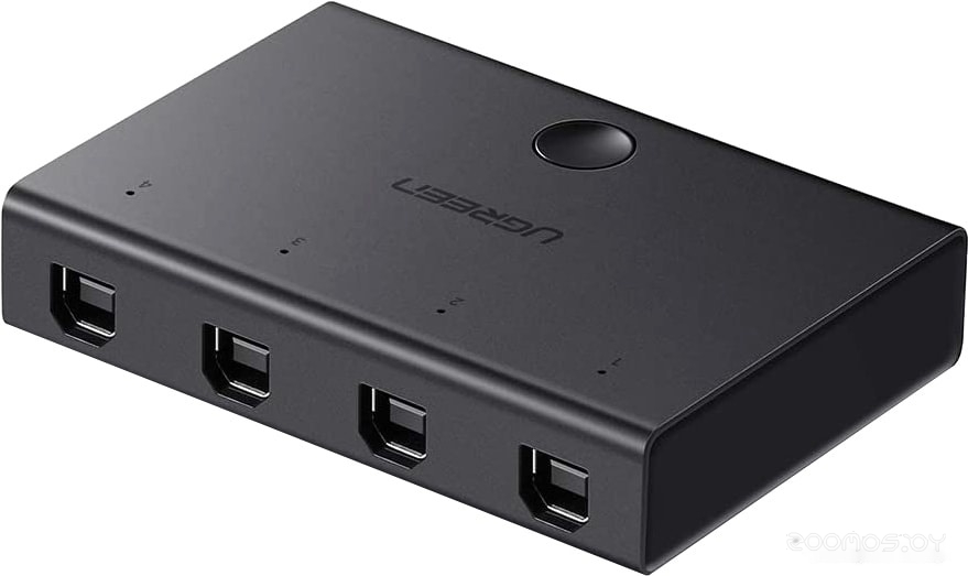 Sharing Switch 30346 USB Type-A - 4 x USB Type-B (1.5 м, черный)