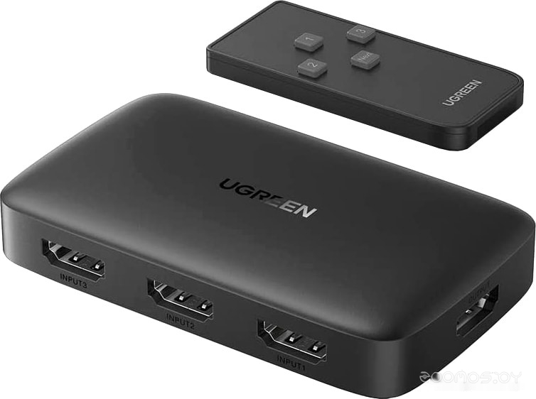 CM332 80125 4 x HDMI (с пультом ДУ, черный)