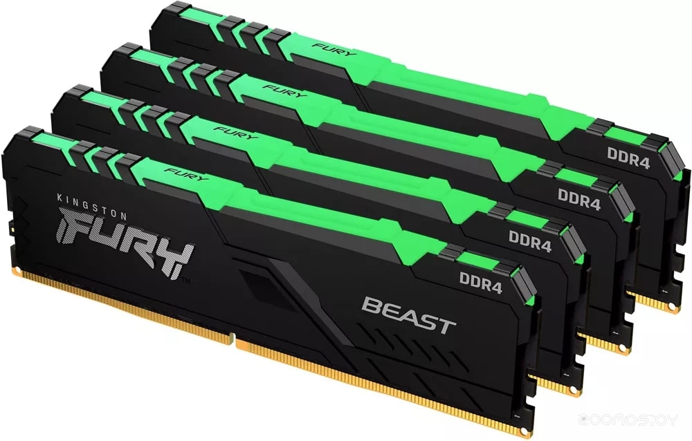 FURY Beast 4x32GB DDR4 PC4-25600 KF432C16BBK4/128
