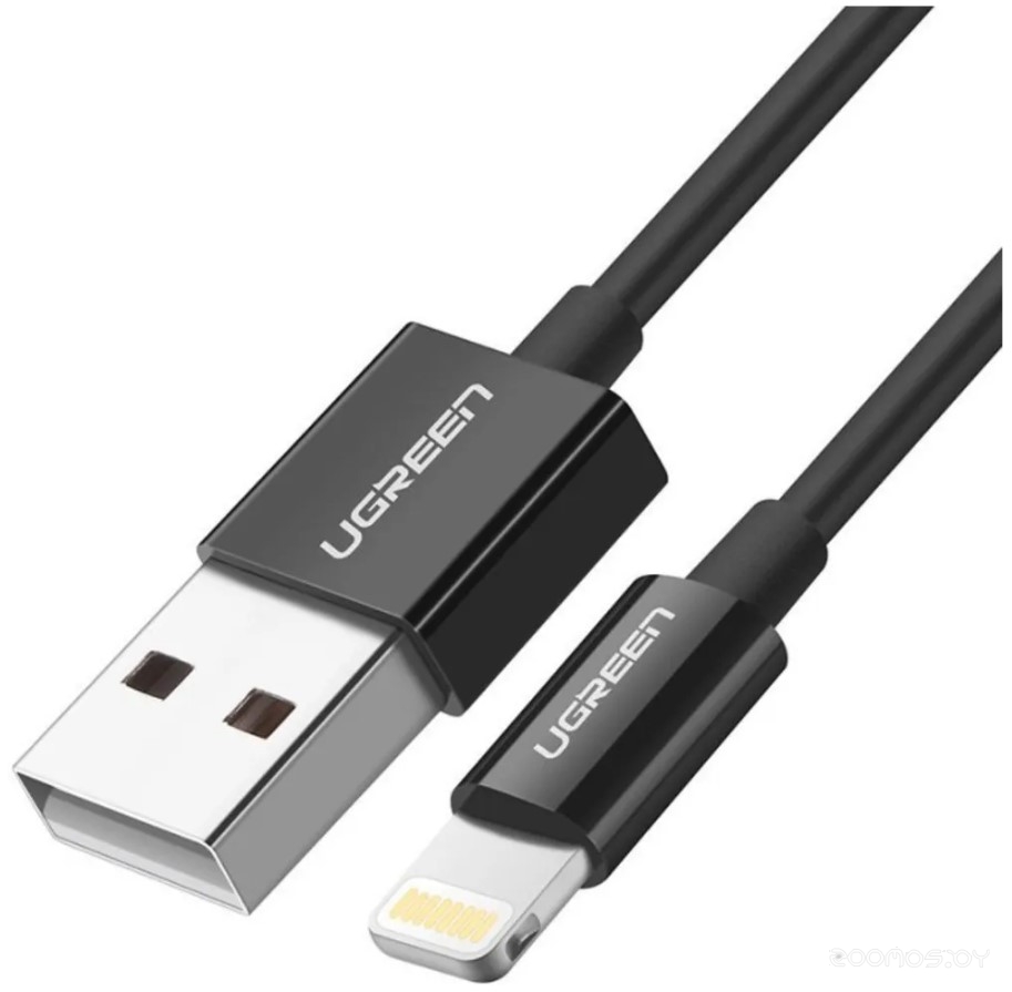 US155 80823 USB Type-A - Lightning (2 м, черный)