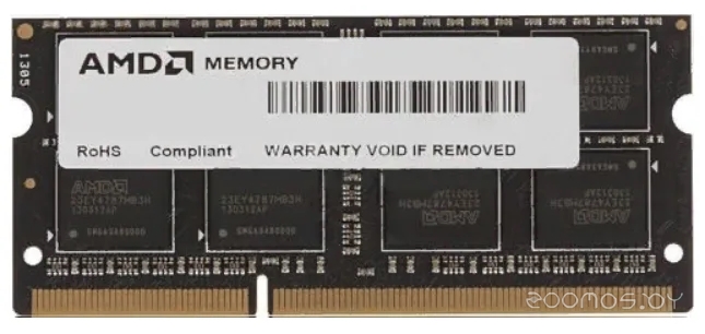 8ГБ DDR3 SODIMM 1600МГц R538G1601S2S-U