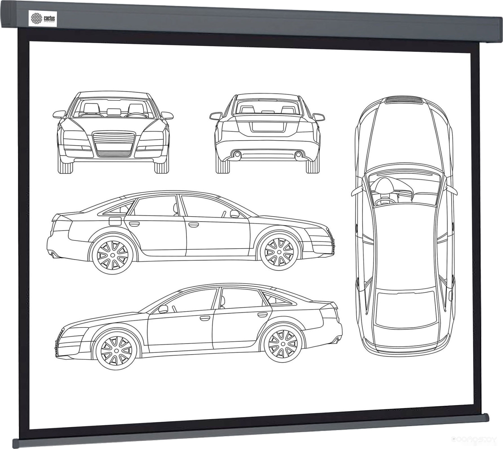 Wallscreen 168x299 CS-PSW-168X299-SG