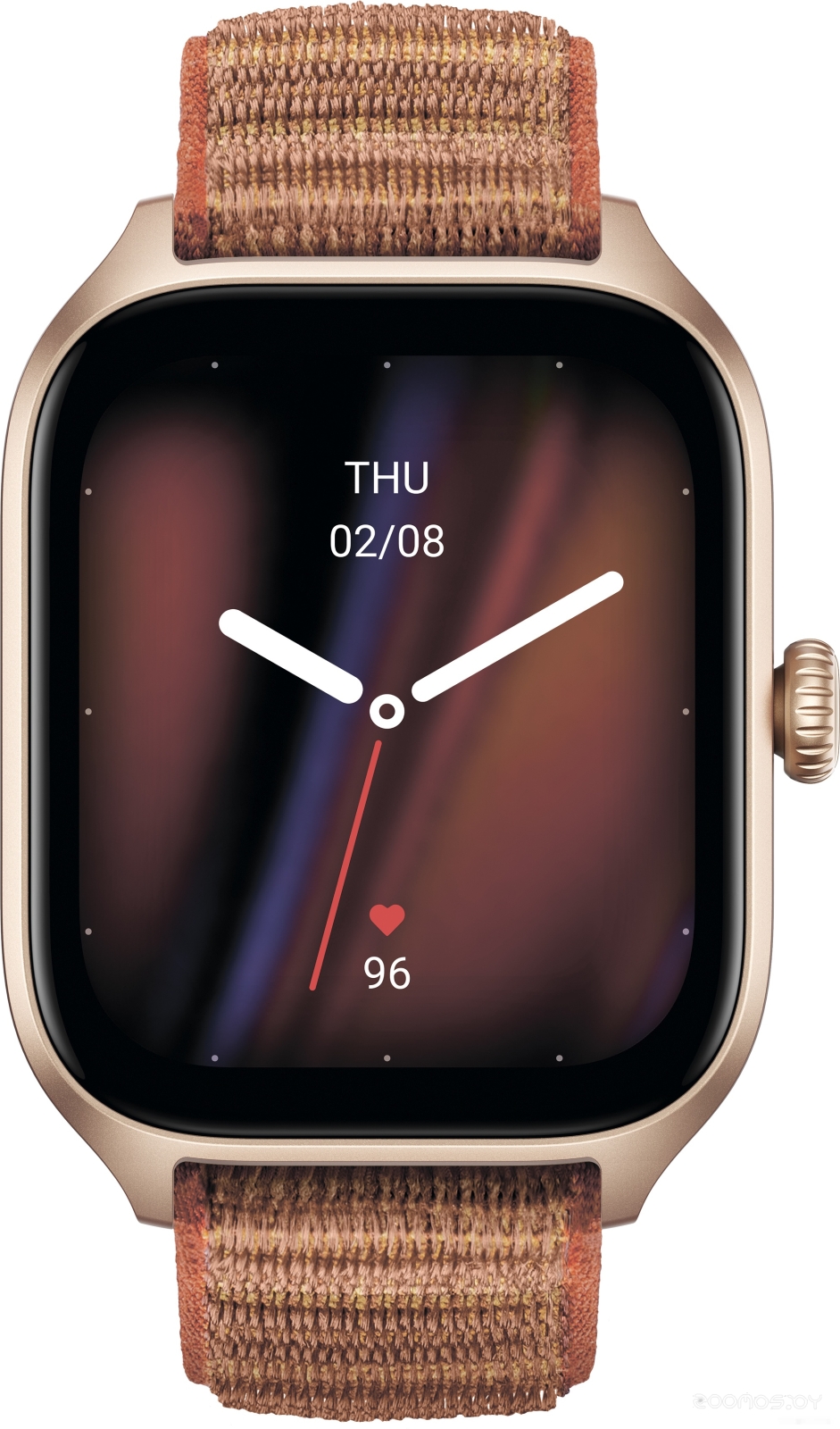 GTS 4 (золотистый, с коричневым нейлоновым ремешком)