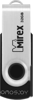 Swivel Rubber 32GB (черный/серебристый)