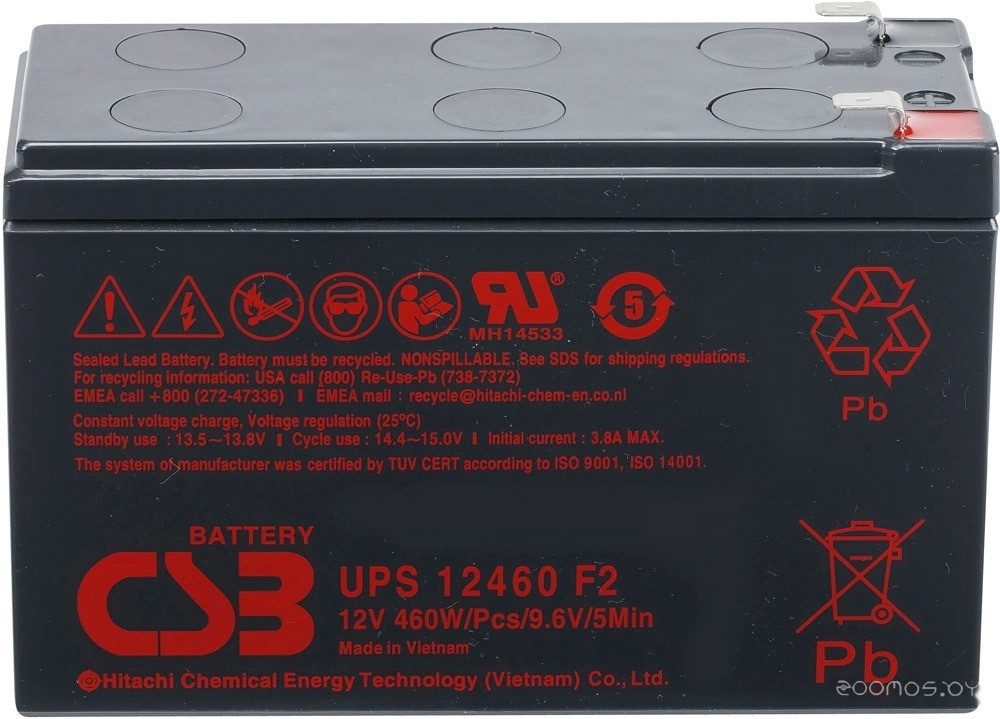 UPS12460 F2 (12В/9 А·ч)