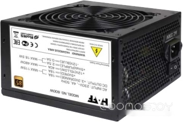 600W 120mm APFC 80+ Bronze Без кабеля