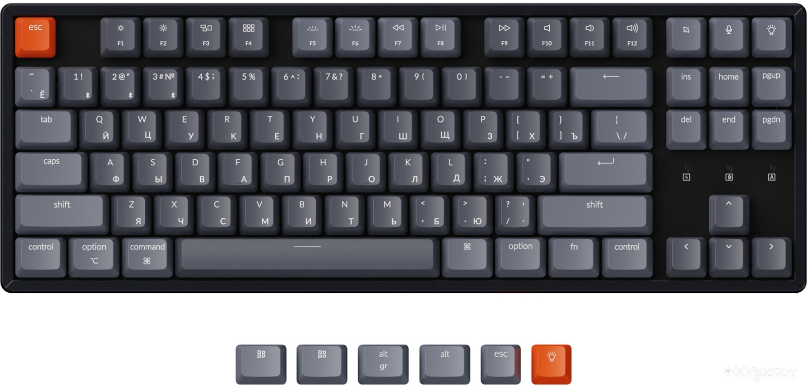 K8 RGB K8-J3 (Gateron G Pro Brown, RU)