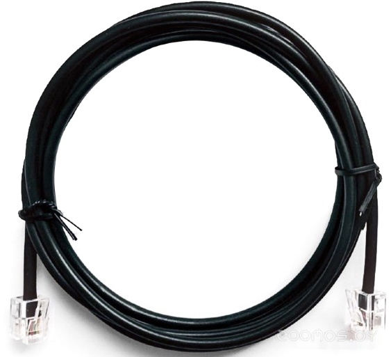 TC6P4CR-2M RJ11 - RJ11 (2 м, черный)