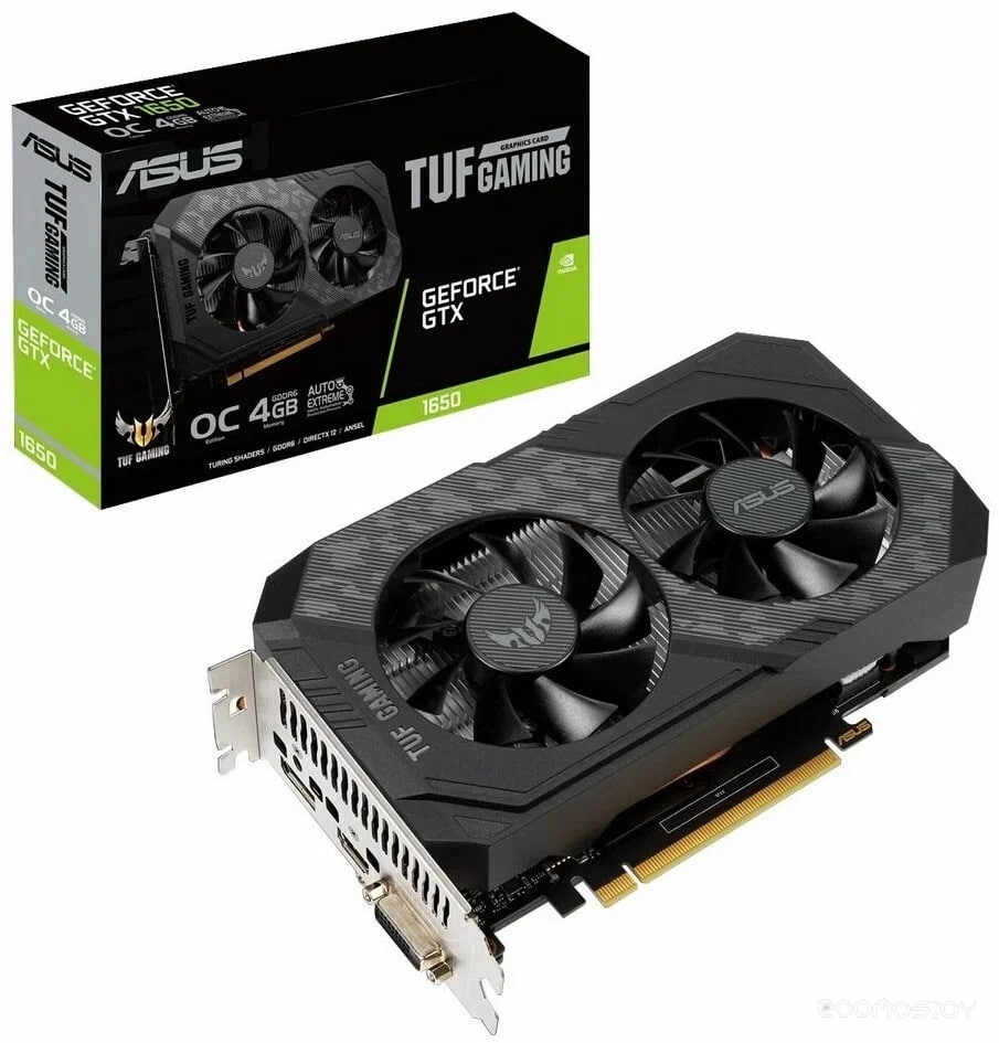 TUF Gaming GeForce GTX 1650 V2 OC Edition 4GB GDDR6 TUF-GTX1650-O4GD6-P-V2-GAMING