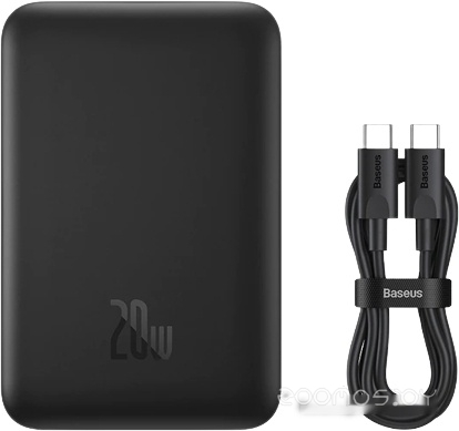 Magnetic Mini Wireless Fast Charge Power Bank 10000mAh 20W (черный)