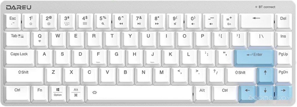 EK868 (Kaihl Brown switch, White-Blue)