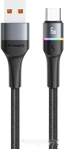 U76 USB Type-A - USB Type-C (1.2 м, черный)
