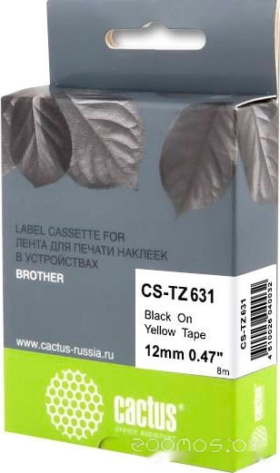 CS-TZ631 (аналог Brother TZe-631)