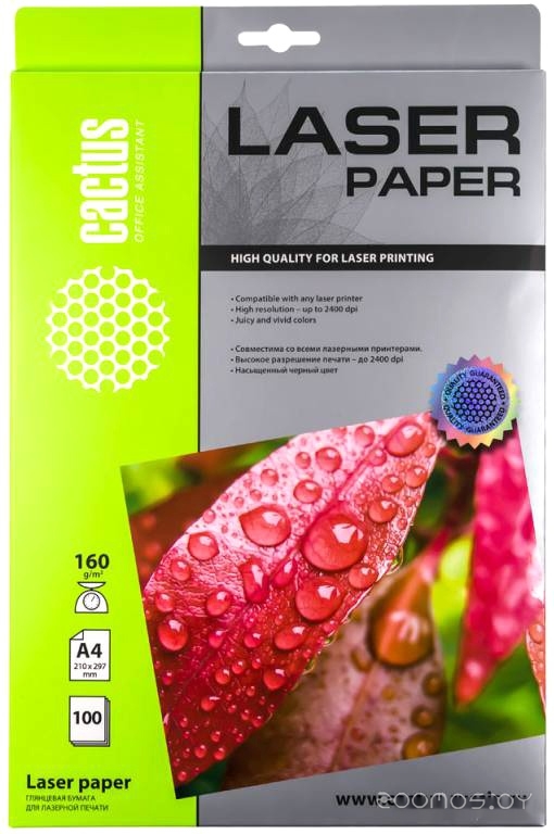 глянцевая A4 160 г/кв.м. 100 листов [CS-LPA4160100]