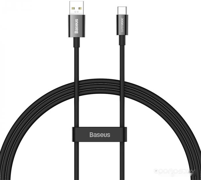 Superior Series Fast Charging Data USB Type-A - USB Type-C (1 м, черный)
