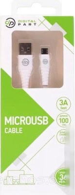 MC-302 USB Type-A - microUSB (1 м, белый)