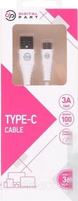 TC-302 USB Type-A - USB Type-C (1 м, серый)