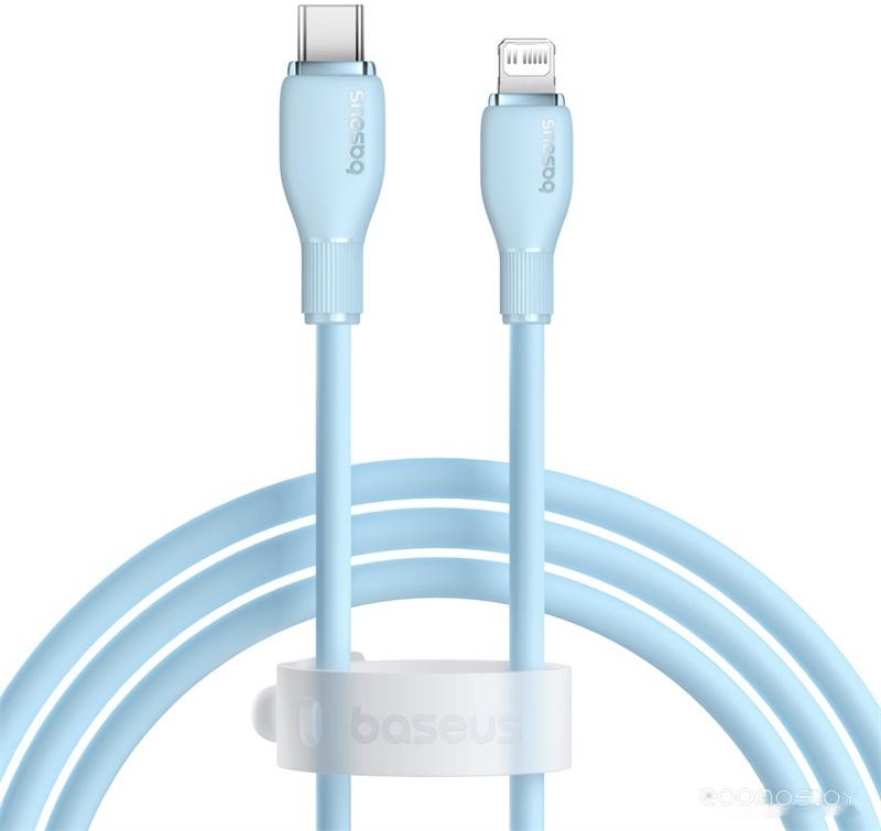 Pudding Series USB Type-C - Lightning (1.2 м, голубой)