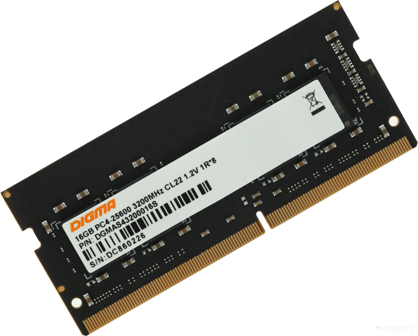 16ГБ DDR4 SODIMM 3200 МГц DGMAS43200016S