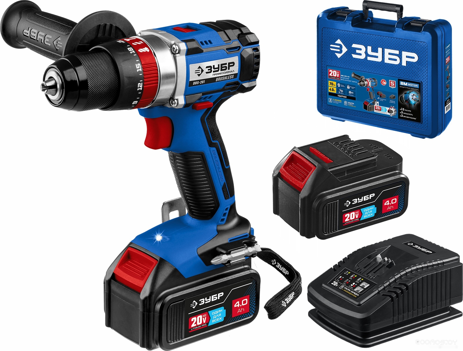 Профессионал DBS-201-42 (с 2-мя АКБ 4 Ач, кейс)