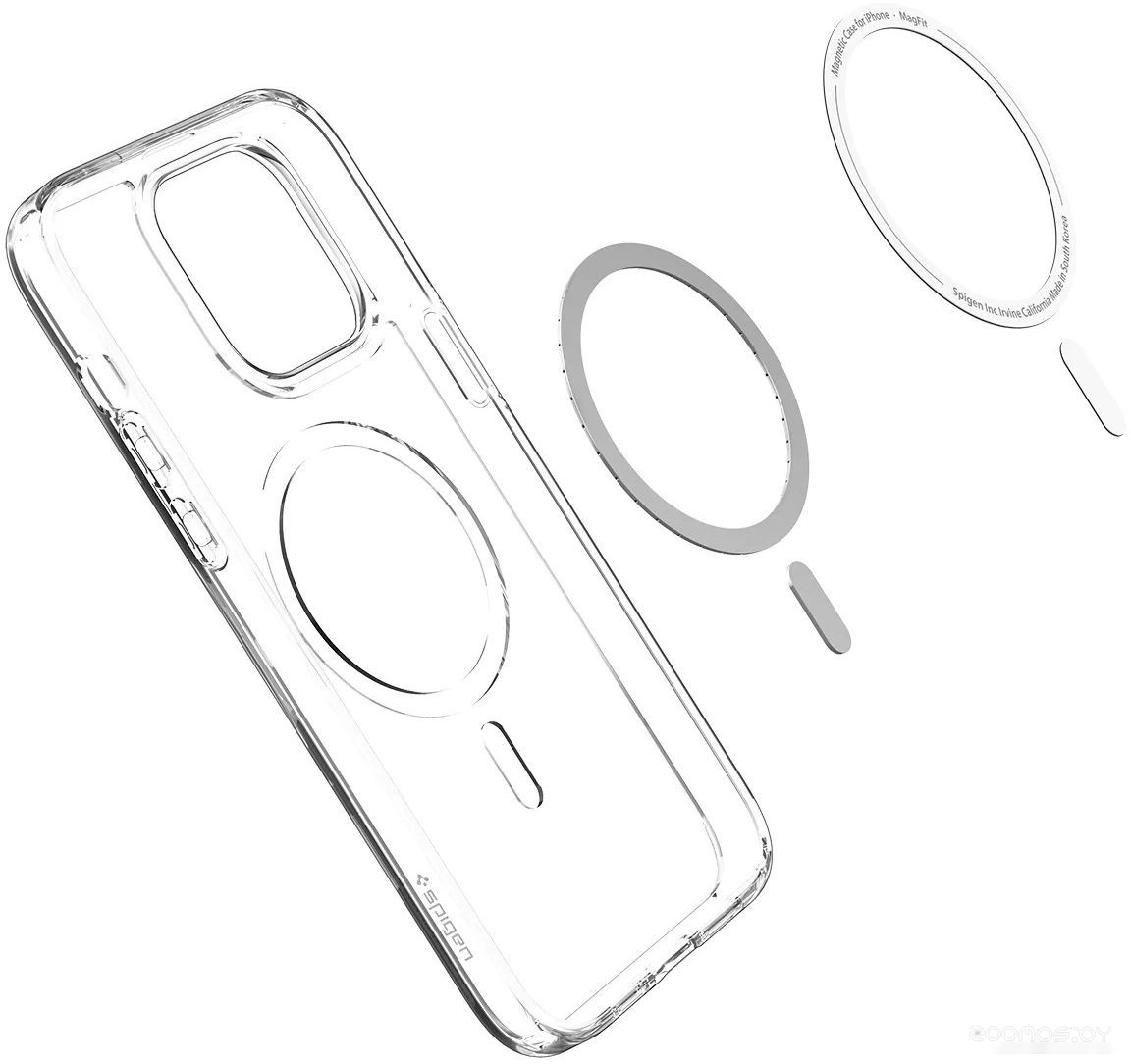 Ultra Hybrid (MagFit) для iPhone 14 Pro ACS04970 (темно-серый)