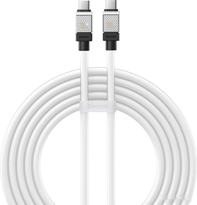 CoolPlay Series Fast Charging Data Cable 100W USB Type-C - USB Type-C (2 м, белый)