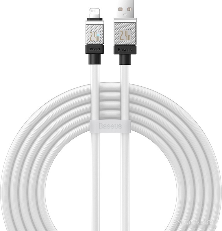 CoolPlay Series Fast Charging Data Cable 2.4A USB Type-A - Lightning (2 м, белый)