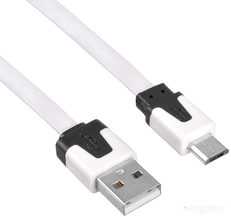 BHP microUSB 1M Flat (белый)