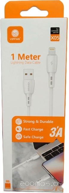 X05 USB Type-A - Lightning (1 м, белый)
