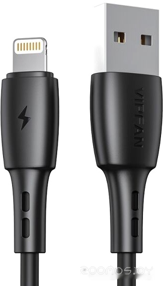 X05 USB Type-A - Lightning (2 м, черный)