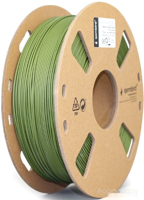 PLA 1.75 мм 1000 г (матовый зеленый)