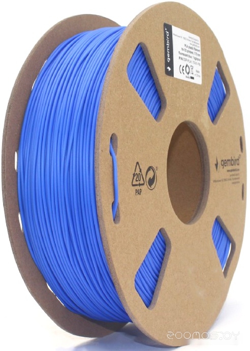 PLA 1.75 мм 1000 г (флуоресцентный синий)