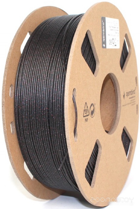 PLA 1.75 мм 1000 г 3DP-PLA-MX3-01-GBK (черный)