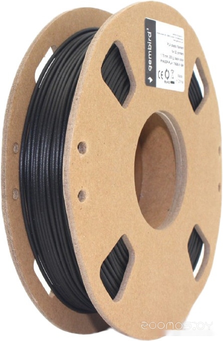 PLA 1.75 мм 200 г (черный)