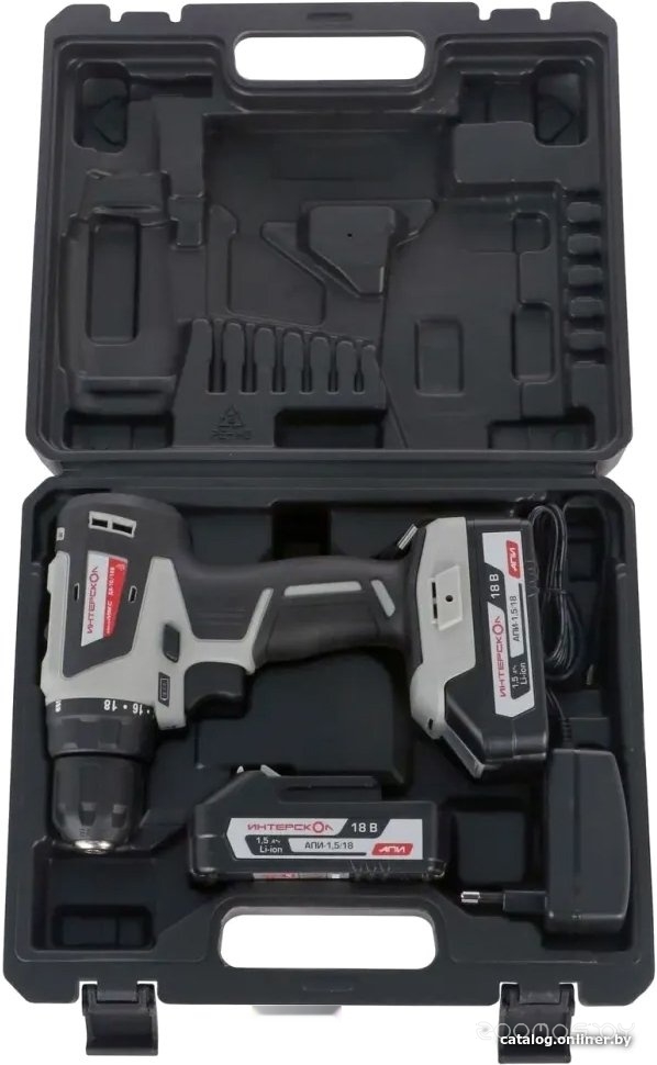 ДА-10/18В (с 2-мя АКБ 1.5 Ач, кейс)