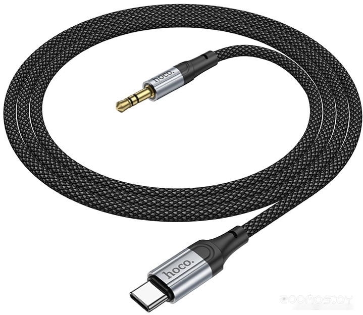 UPA26 USB Type-C - Jack 3.5mm (1 м, черный)